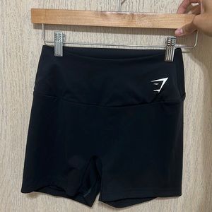 Gym shark black shorts, size s, like new